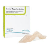 ComfortFoam Border Lite Thin Bordered Foam Wound Dressing, 2 x 2 Inch