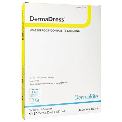 DermaDress Composite Dressing, 6 x 8 inch