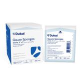 Dukal Sterile Gauze Sponge, 3 x 3 Inch, 12-Ply