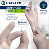 Halyard Sterling SG Nitrile Exam Gloves, Powder-Free, Gray