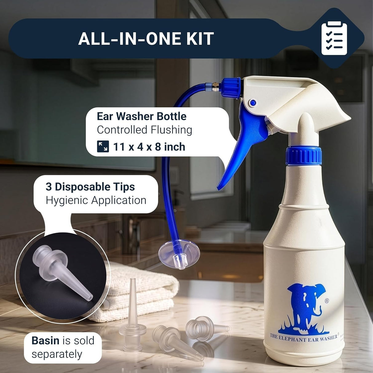 Doctor Easy Hose Adapter for Elephant Ear Washer