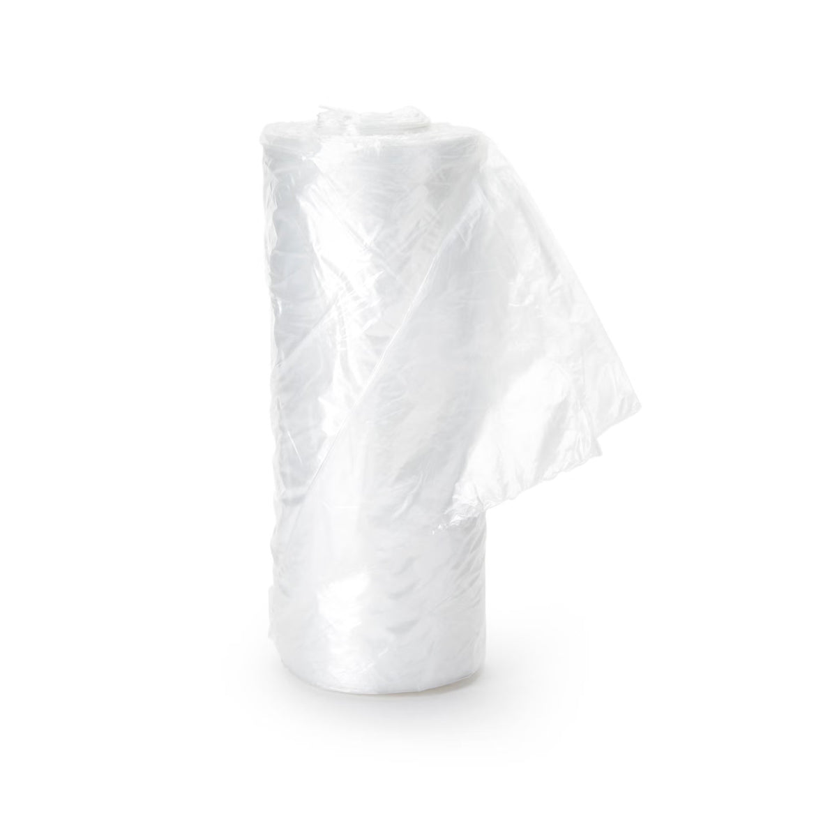 Colonial Bag Trash Bag, Medium Duty, Clear, 10 gal, 8 Mic, 24 x 24", HDPE, X-Seal Bottom, Coreless Roll - HCR24MC - LL Medico