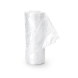 Colonial Bag Trash Bag, Medium Duty, Clear, 10 gal, 8 Mic, 24 x 24", HDPE, X-Seal Bottom, Coreless Roll - HCR24MC - LL Medico