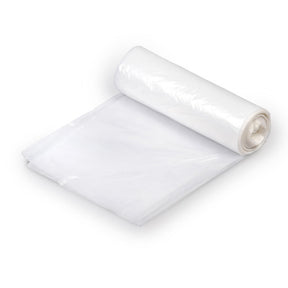 Colonial Bag Trash Bags, Extra Heavy Duty, 56 gal, 17 Micron, 43 x 48", Clear, HDPE, X-Seal Bottom, Coreless Roll - HCR47XC - LL Medico