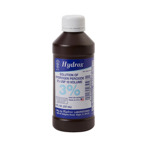 McKesson Hydrogen Peroxide, Antiseptic Topical Liquid, 8 oz. Bottle - HDX-D0011 - LL Medico