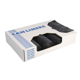 Heritage Trash Bag, Medium Duty, 16 gal, 0.50 mil, 24" x 32", Black, Star Seal Bottom, Flat Pack, LLDPE - HERH4832MK - LL Medico