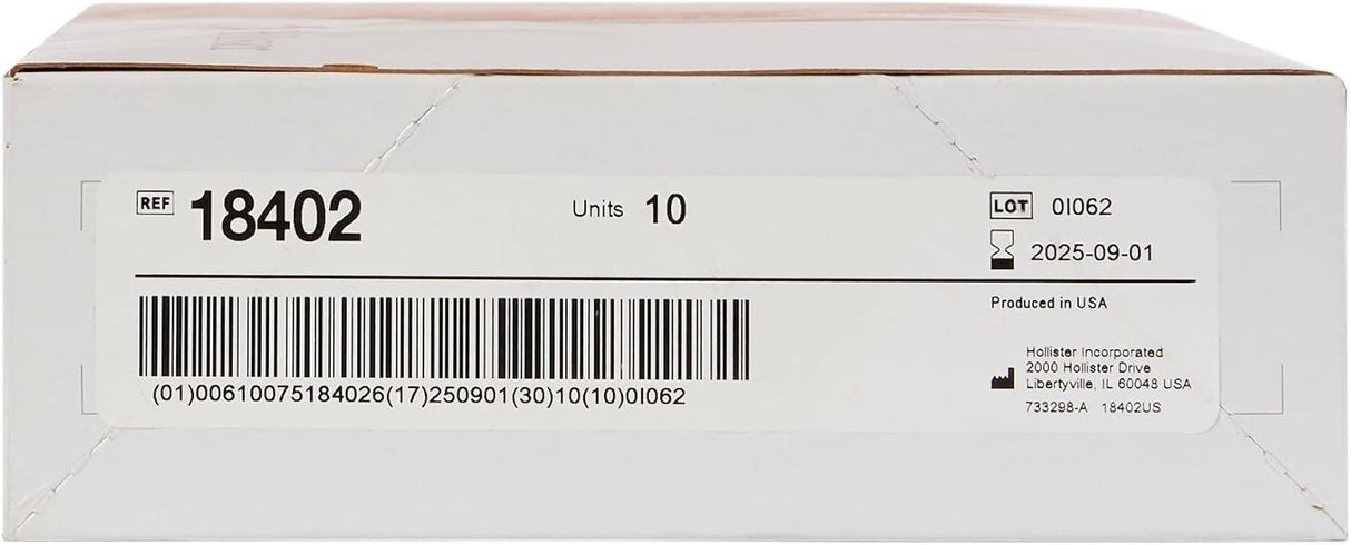 Hollister New Image Two-Piece Urostomy Pouch, Maxi, 9" Length, 1.75" Stoma, Transparent, Drainable, Non-Sterile - HOL18402 - LL Medico