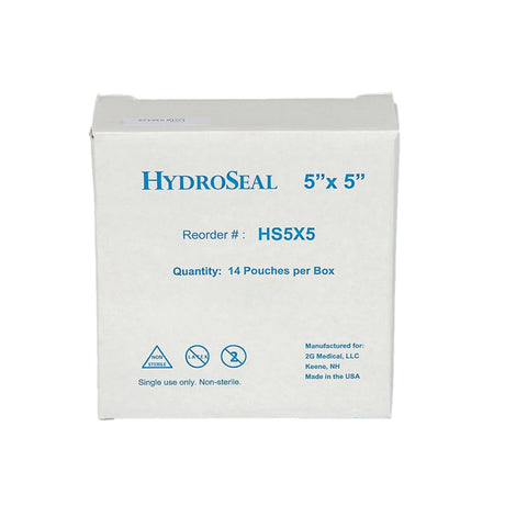 HydroSeal IV Site Barrier Protector, Clear, 5 x 5", Film / Adhesive, NonSterile - HS5X5-Box - LL Medico