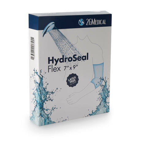 HydroSeal Flex IV Site Barrier Protector, Clear Rectangle, 7 x 9", Film / Adhesive, Nonsterile - HS7X9-Box - LL Medico