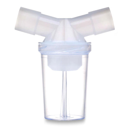 Medline Respiratory Water Trap, 70 mL, Self-Sealing Lid