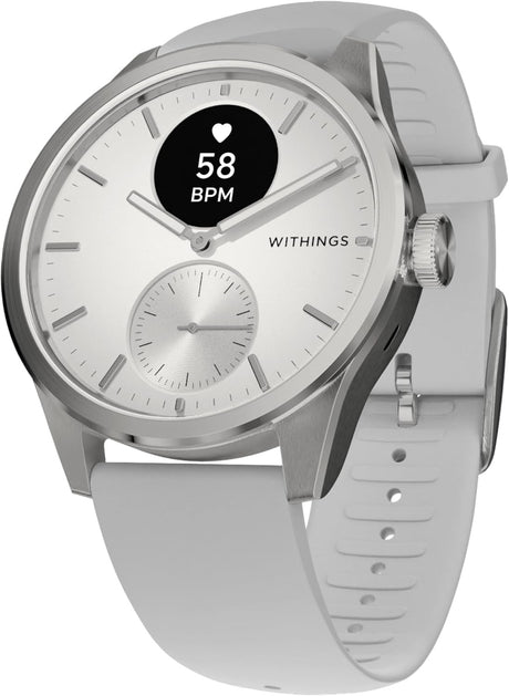 Withings ScanWatch 2 Hybrid Smartwatch, Black, 42mm