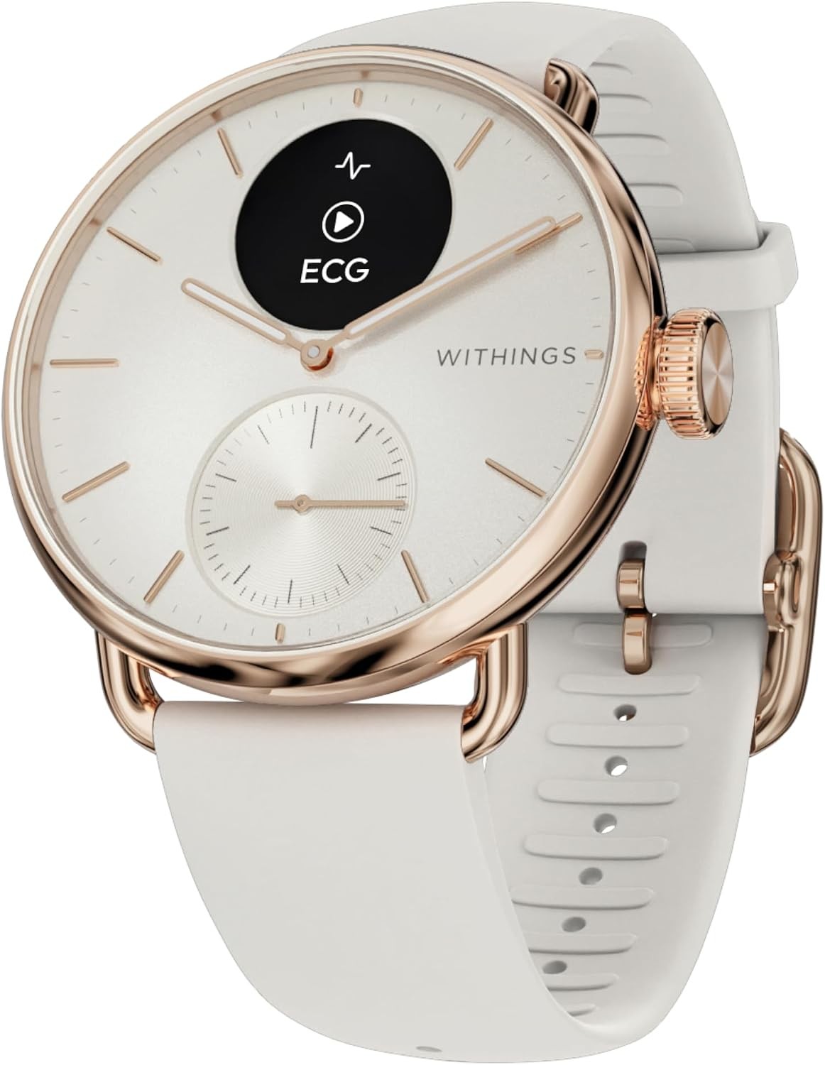 Withings ScanWatch 2 Hybrid Smartwatch, Black, 42mm