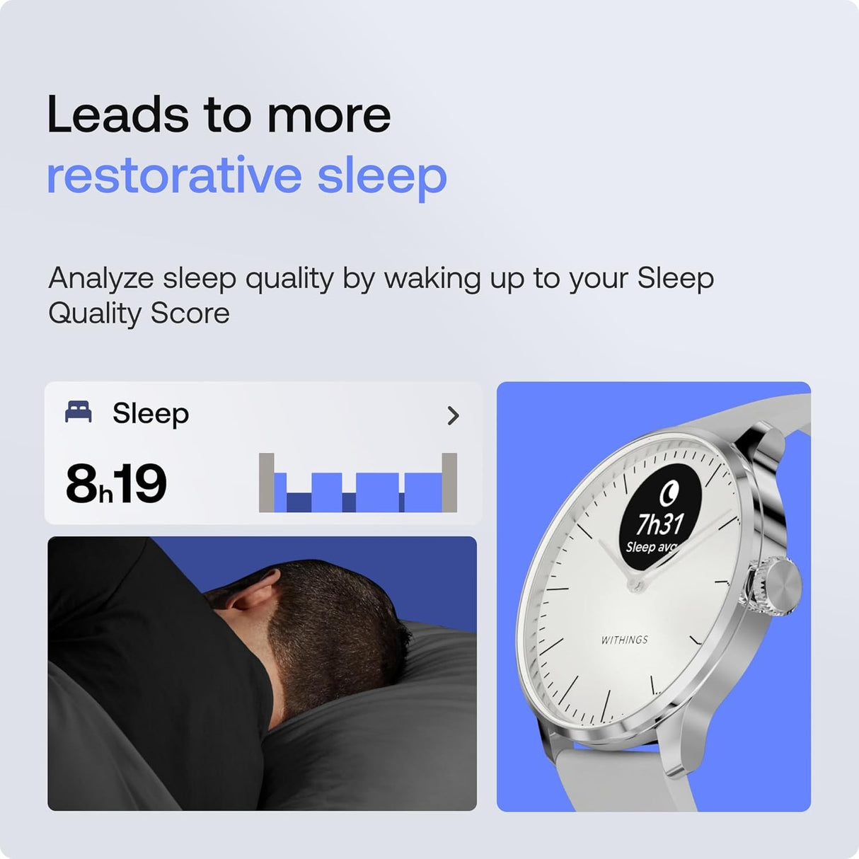 Withings ScanWatch Light Hybrid Smartwatch, 37mm