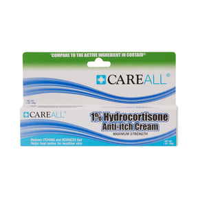 CareALL Hydrocortisone Itch Relief Cream, 1%, 1 oz Tube - HYD1 - LL Medico
