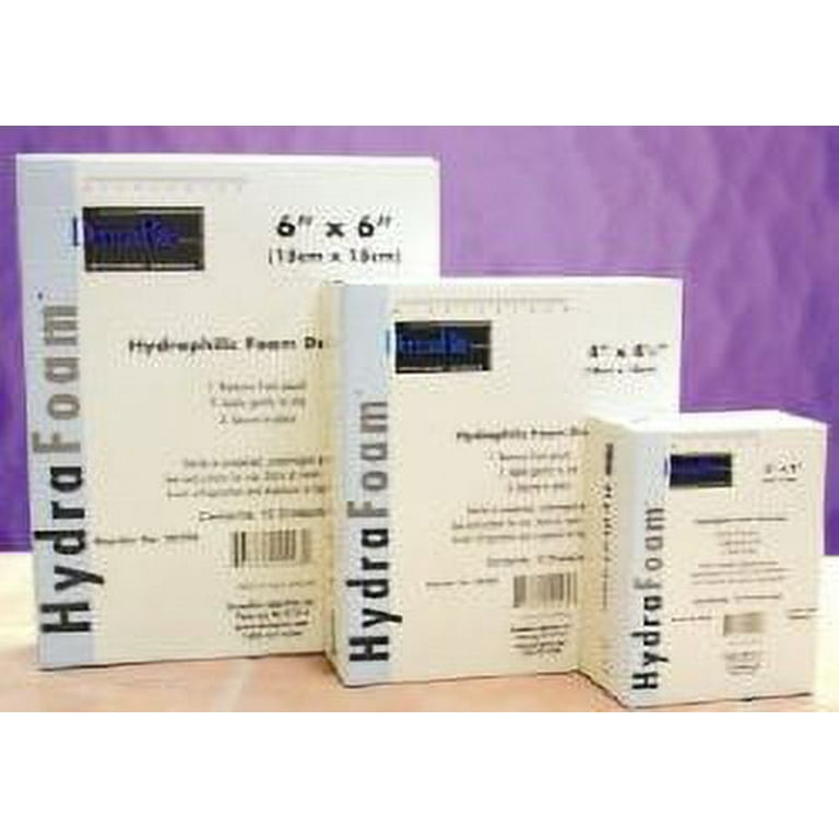 HydraFoam Nonadhesive Foam Dressing, 6 x 6 Inch
