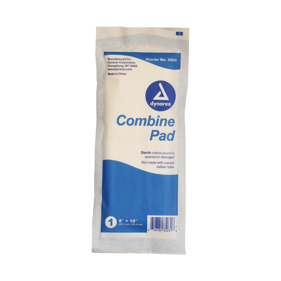 dynarex Sterile Abdominal Pad, 8 x 10 Inch