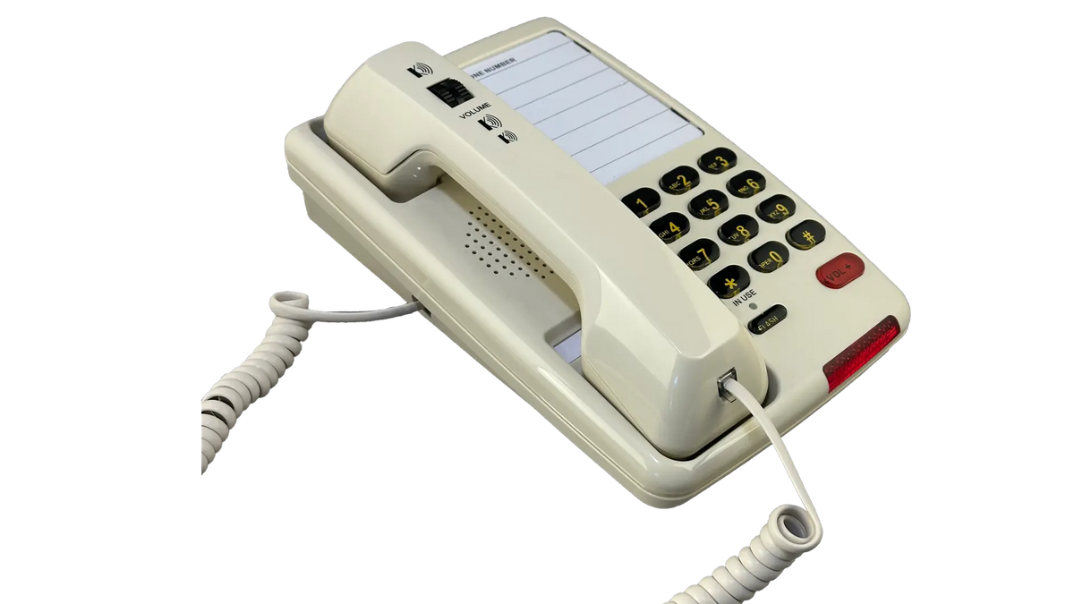 Med-Pat D520U Corded Phone with USB-A & USB-C Charging
