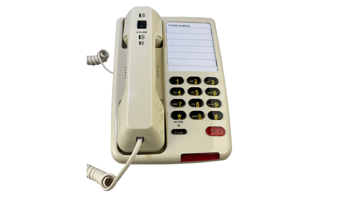 Med-Pat D520U Corded Phone with USB-A & USB-C Charging