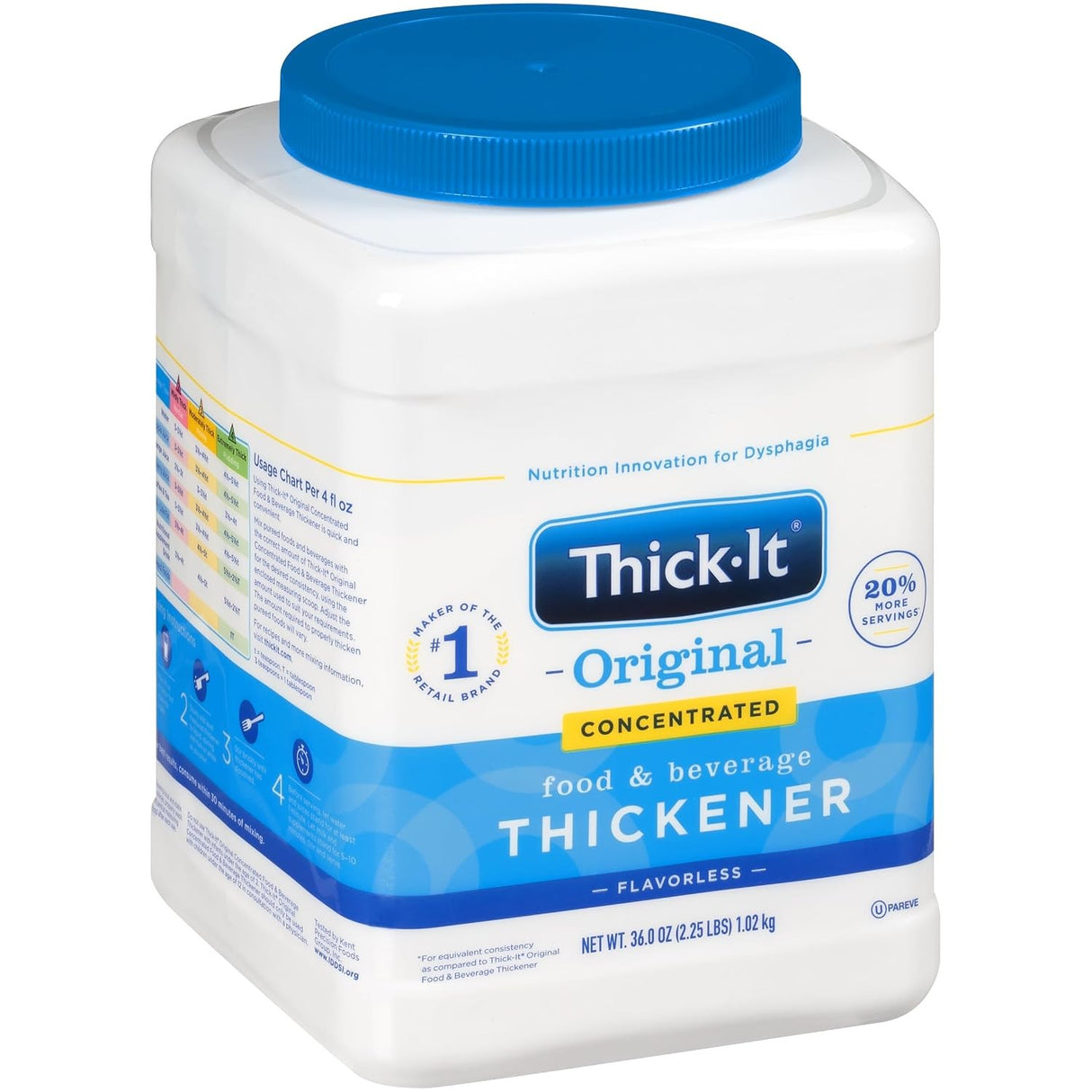 Thick-It Concentrated Food and Beverage Thickener, Unflavored, 36 oz