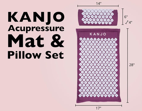 Kanjo Memory Foam Acupressure Mat Set, Large