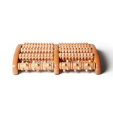 Kanjo Acupressure Foot Massager Multi-Roller, Wooden, 7" x 10"