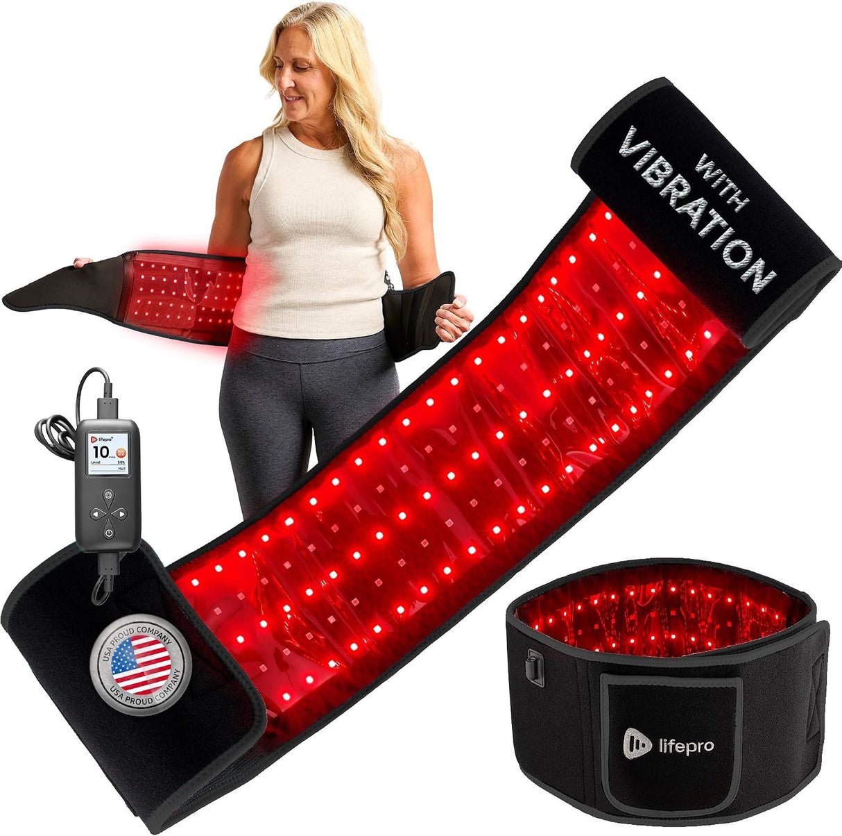 Light Therapy Belt Allevared Pro 6-7/8 X 49-3/5 Inch