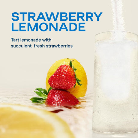 Liquid I.V. Hydration Multiplier Electrolyte Powder, Strawberry Lemonade, 0.56 oz
