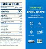 Liquid I.V. Hydration Multiplier Sugar Free Electrolyte Drink Mix, Green Grape, 0.45 oz