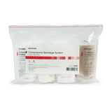 McKesson 4-Layer Compression Bandage System, Self-Adherent Closure, Tan / White, NonSterile, 30 to 40 mmHg - MCK1008 - LL Medico