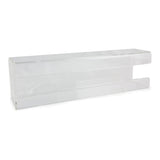 McKesson Glove Box Holder, Vertical Mounted, Clear, 2 Box Capacity, 4 x 5.5 x 20", Plastic - MCK3113 - LL Medico