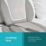 Massage Cushion with Heat HoMedics Shiatsu Pro 5-5/16 X 17-1/2 X 24-1/2 Inch