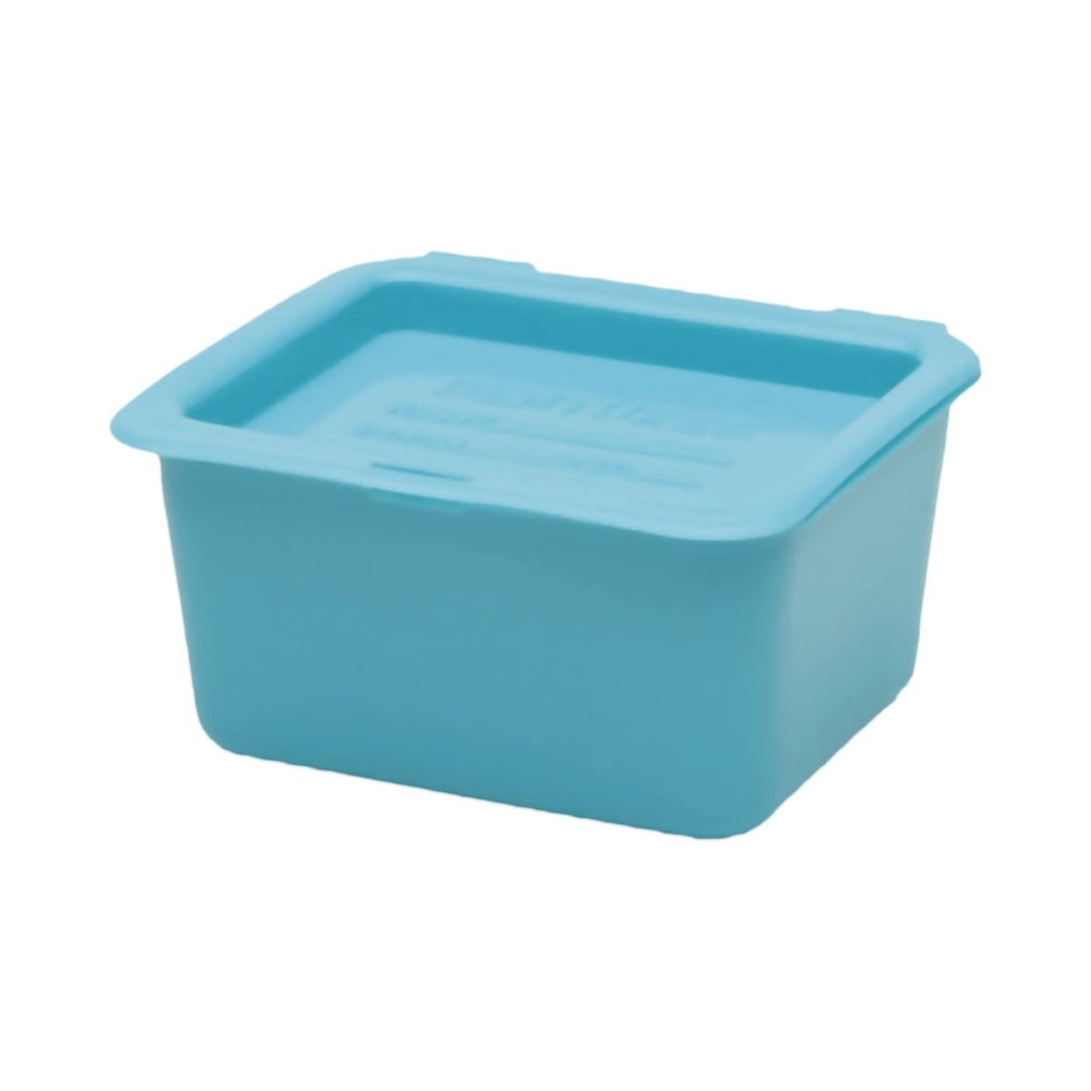 Medegen Denture Cup, Double-Hinged Lid, 8 oz, Blue, High Density Polypropylene, Single Patient Use - MED00140 - LL Medico