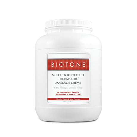 Biotone Muscle & Joint Relief Therapeutic Massage Creme, 128 fl oz