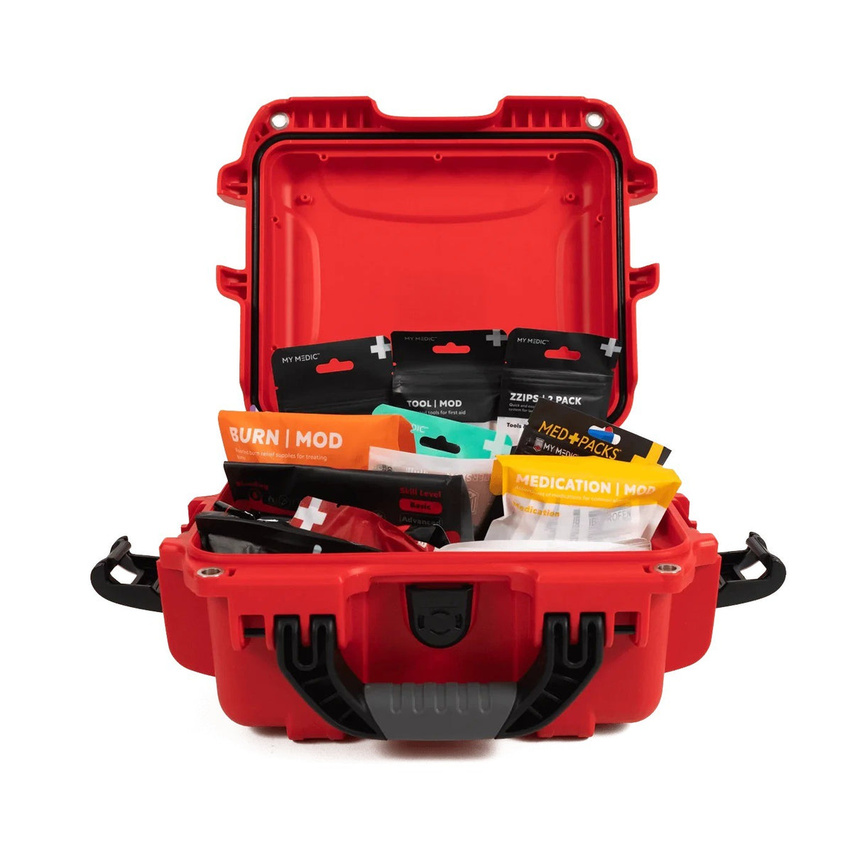 My Medic MyFak Pro First Aid Kit, Red Waterproof Hard Case