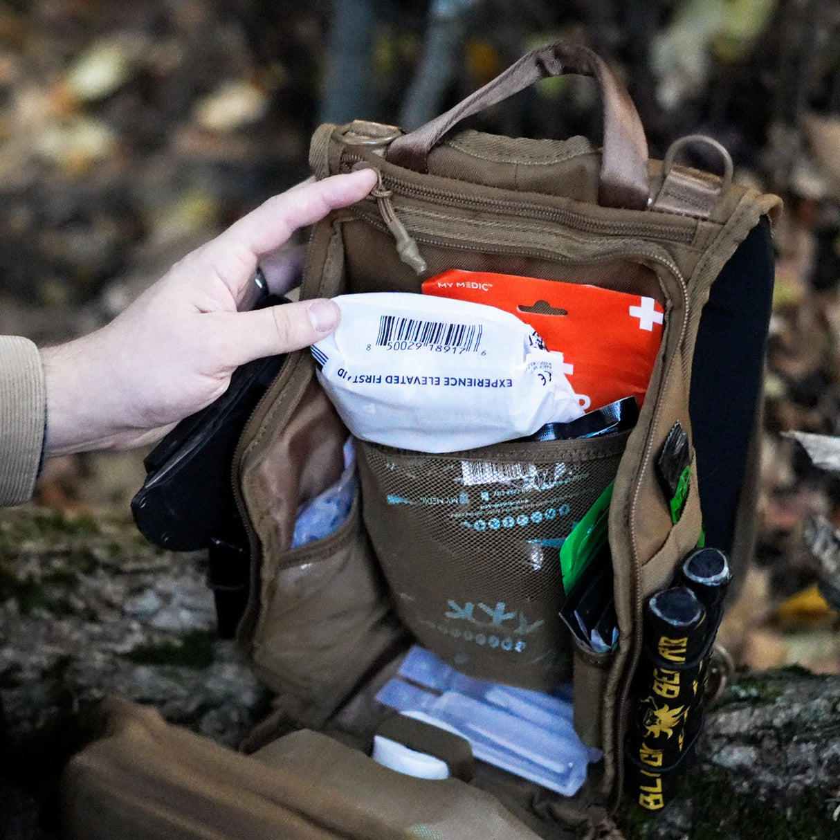 My Medic Recon Pro First Aid Kit, Red - MM-KIT-U-LG-RED-PRO - LL Medico