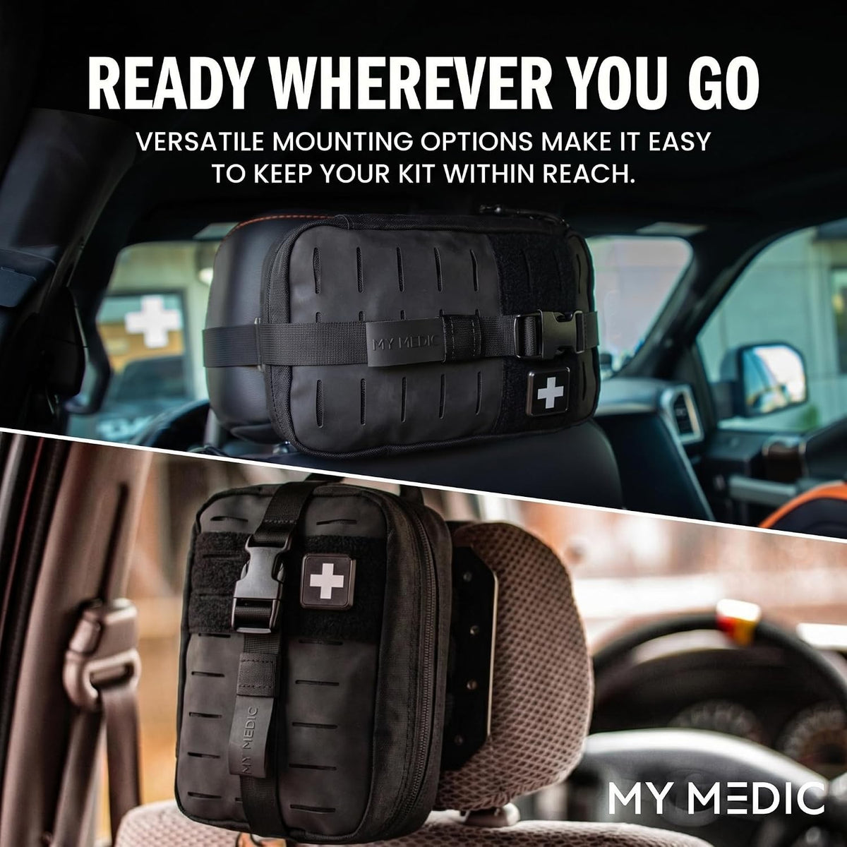 My Medic MYFAK Pro First Aid Kit, Trauma & Medical Supplies for Survival, Black