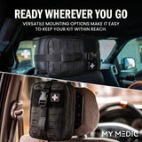 My Medic MYFAK Pro First Aid Kit, Trauma & Medical Supplies for Survival, Black