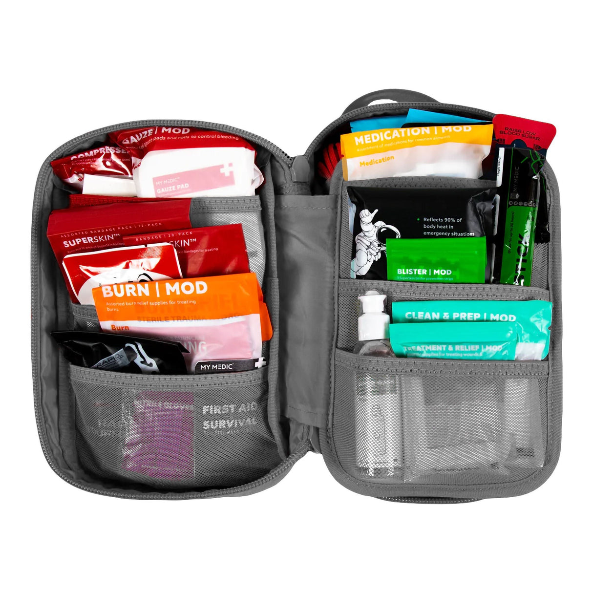 My Medic MYFAK Pro First Aid Kit in Gray Nylon Bag