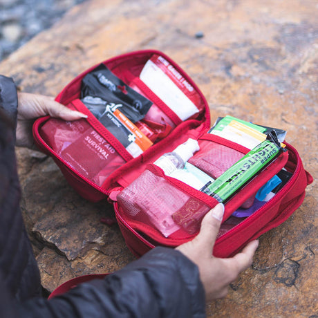 My Medic MyFak Mini Standard First Aid Kit, Black - MM-KIT-U-MFK-MINI-V2-BLK-STN - LL Medico