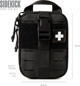 My Medic Sidekick First Aid Kit, Black - MM-KIT-U-SDE-KCK-BLK - LL Medico