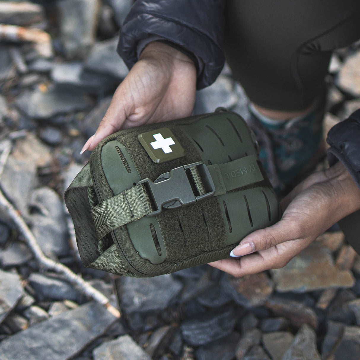 My Medic Sidekick First Aid Kit, Black - MM-KIT-U-SDE-KCK-BLK - LL Medico