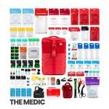 My Medic The Medic Pro First Aid Kit, 10 Person Red Nylon Backpack - MM-KIT-U-XL-RED-PRO - LL Medico