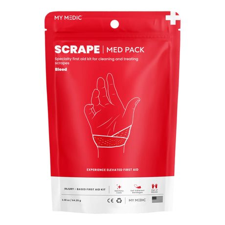 My Medic Scrape Med Pack First Aid Kit, 2.28 oz - MM-MD-PK-BLD-SCRP - LL Medico