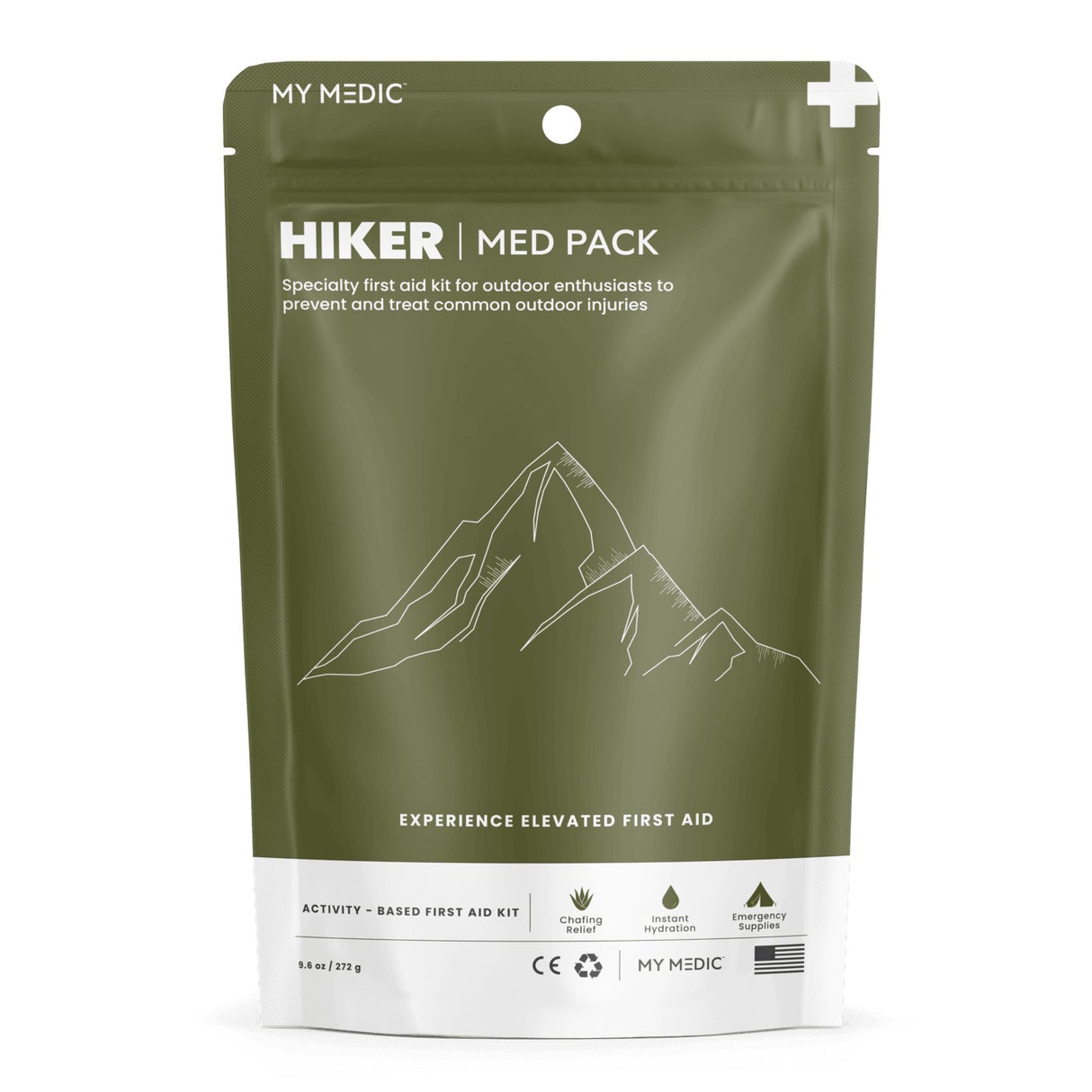 My Medic Hiker Med Pack First Aid Kit, Single Pouch - MM-MED-PACK-HKR-EA-V2 - LL Medico