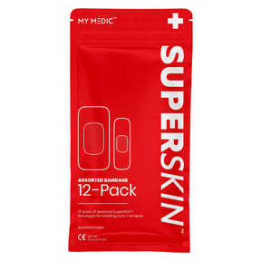 My Medic Med Pack SuperSkin First Aid Kit, Plastic Pouch - MM-SPL-BNDG-PK-AB-AC-12PK - LL Medico