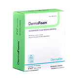 DermaFoam Nonadhesive without Border Foam Dressing, 2 x 2 Inch