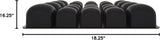 Seat Cushion ROHO Mosaic 18 W X 16 L X 3 D Inch PVC Air Cells