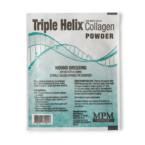 Triple Helix Collagen Powder, Bovine Wound Dressing, White, Collagen, Sterile, 1 Gram - MP00311-Single - LL Medico