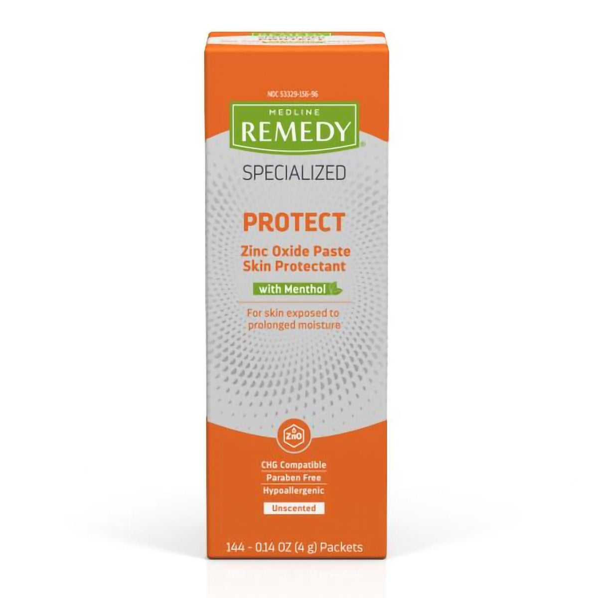 Medline Remedy Specialized Protect Zinc Oxide Paste Skin Protectant, Unscented
