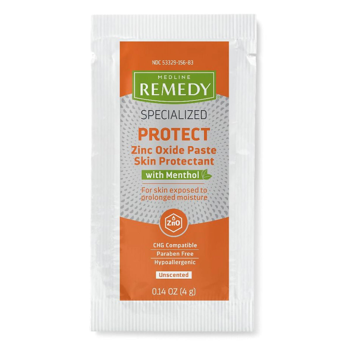 Medline Remedy Specialized Protect Zinc Oxide Paste Skin Protectant, Unscented
